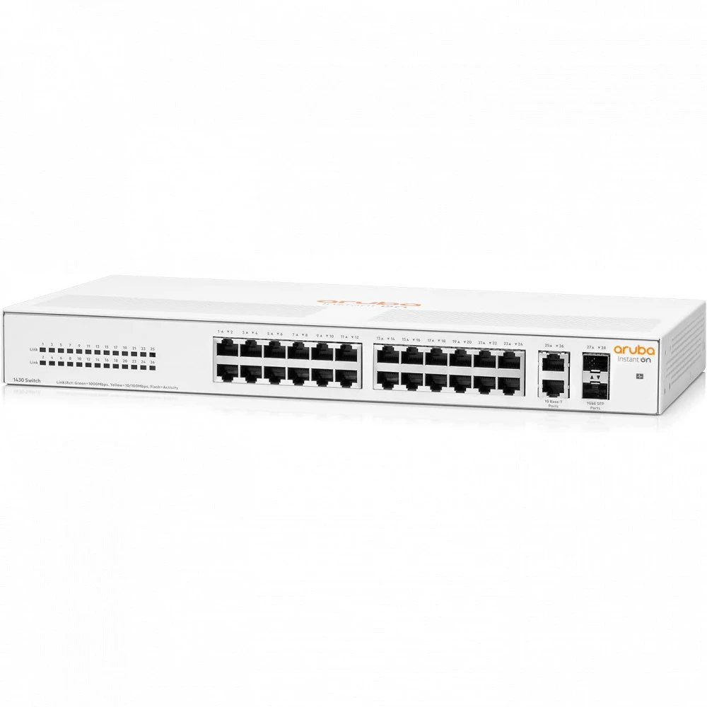 Коммутатор Aruba Instant On 1430, 26 портов 1G + 2 SFP — 5