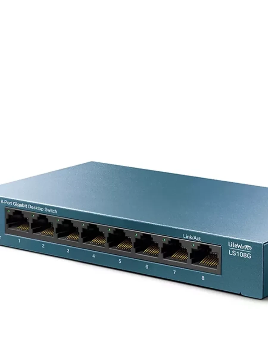Коммутатор TP-Link LS108G, 8 портов Gigabit — 4