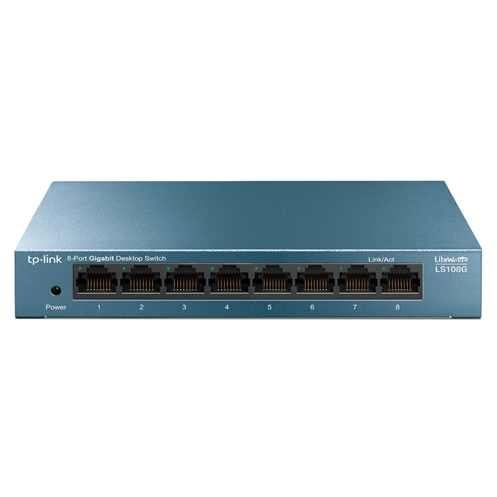 Коммутатор TP-Link LS108G, 8 портов Gigabit — 5