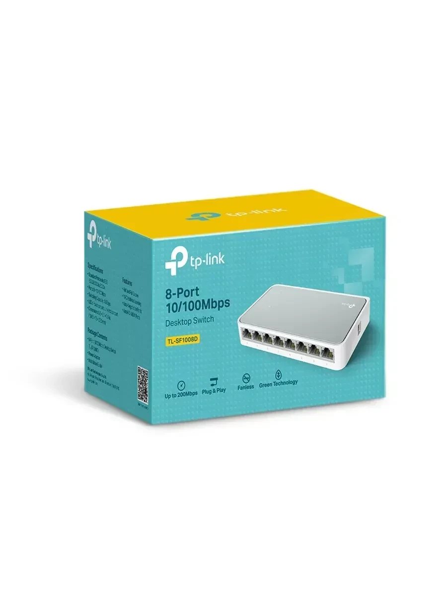 Коммутатор TP-Link TL-SF1008D, 8 портов, 10/100Mbps — 3