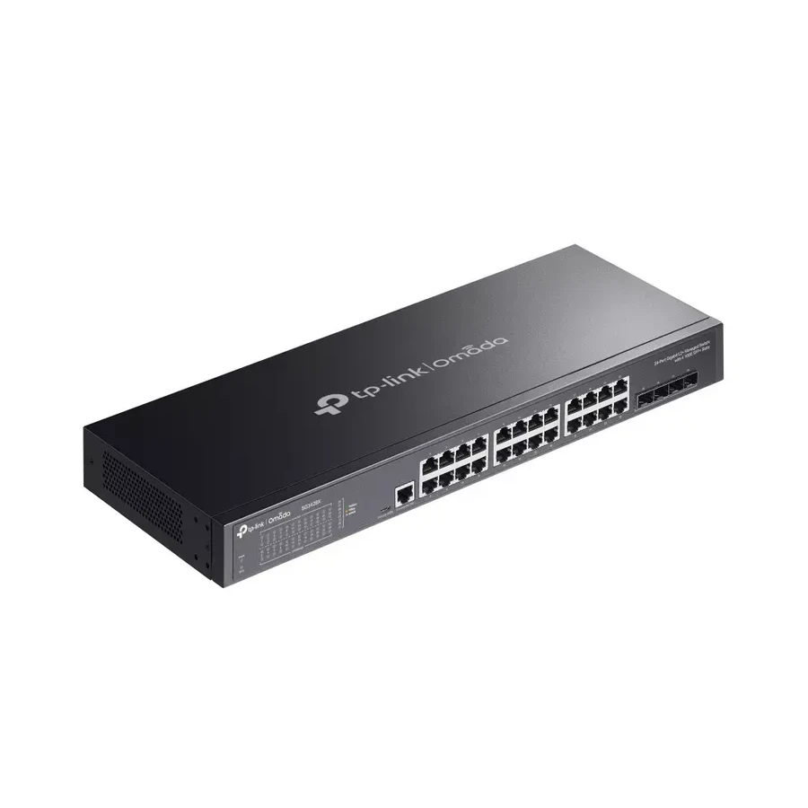 Коммутатор GbE TP-Link SG3428X, 24+4 SFP+, 10GbE — 3