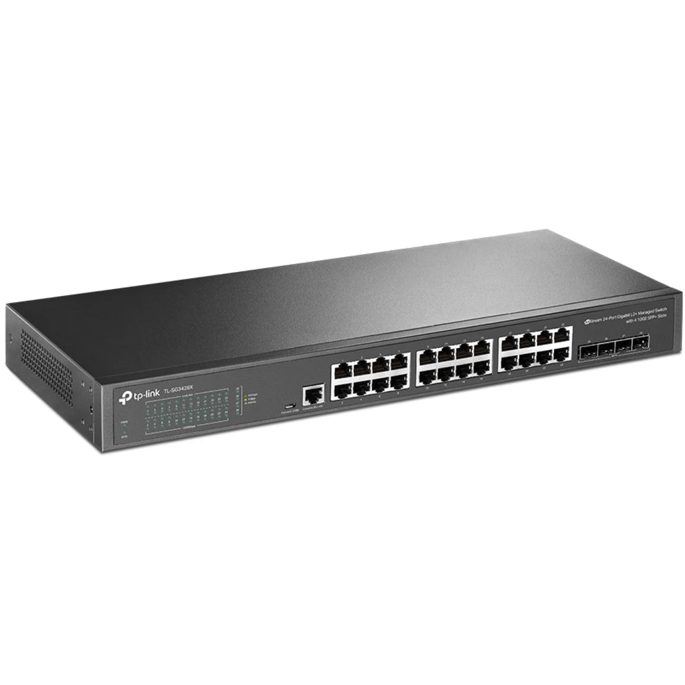 Коммутатор GbE TP-Link SG3428X, 24+4 SFP+, 10GbE — 4