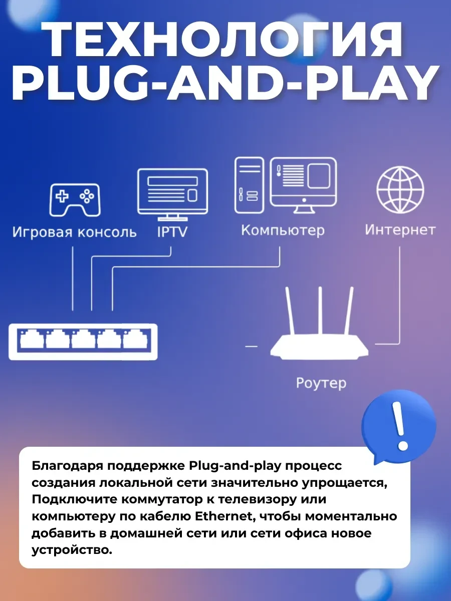 Коммутатор PoE Tp-Link TL-SF1005LP, 5 портов 10/100M — 3