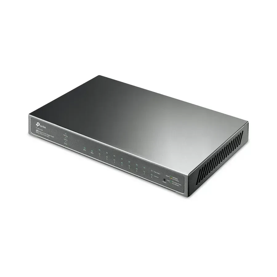 Коммутатор PoE+ Smart GbE Tp-Link SG2210P, 8 портов, 2 SFP