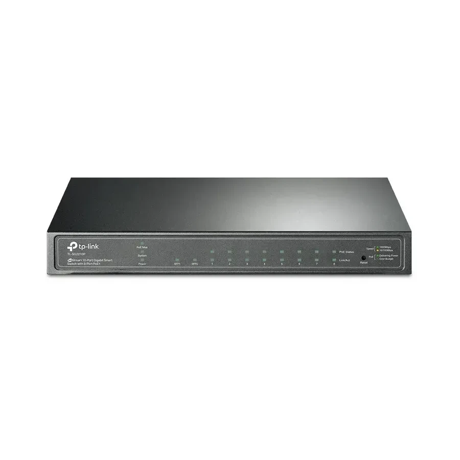 Коммутатор PoE+ Smart GbE Tp-Link SG2210P, 8 портов, 2 SFP — 3