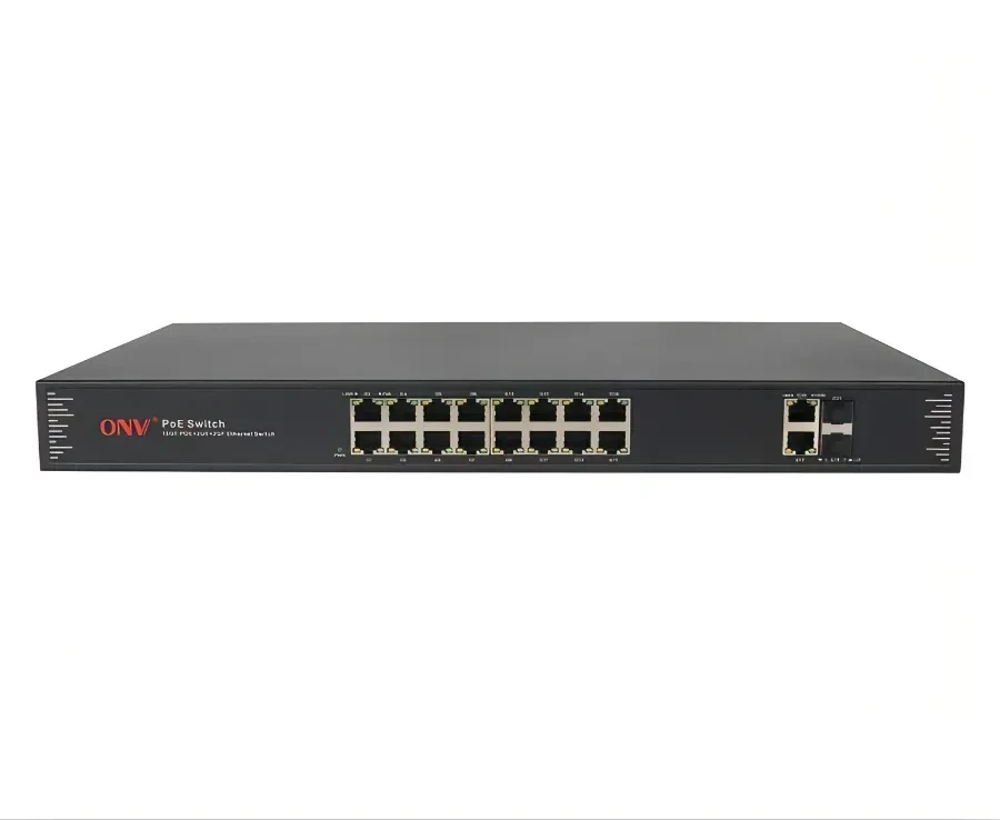 Коммутатор PoE ONV-POE33020PF 16 портов, 802.3af/at
