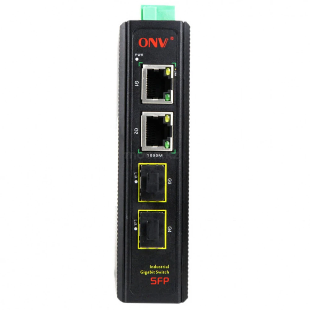 Коммутатор ONV-IPS33042F индустриальный, 2 Gbps порта — 4