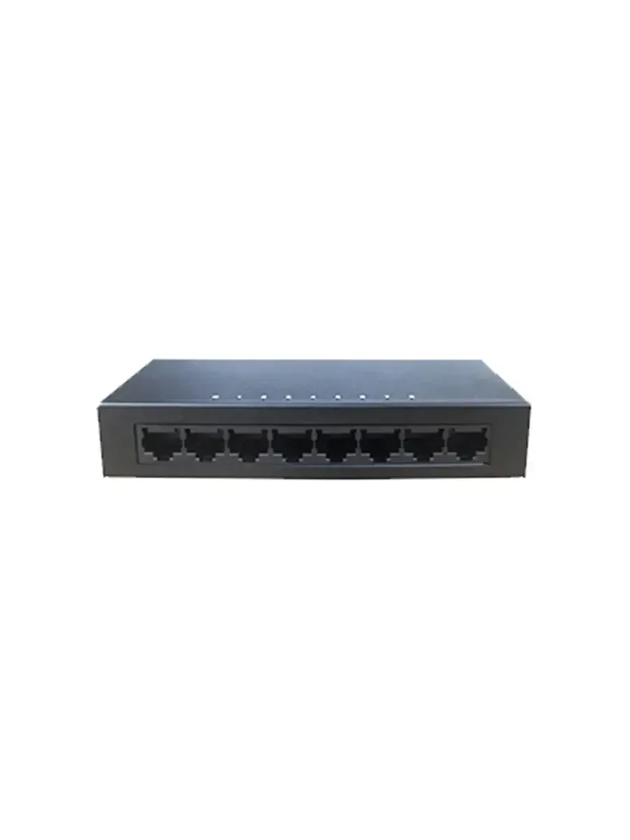 Коммутатор BDCOM S1008C, 8 портов 10/100M, металлический — 2
