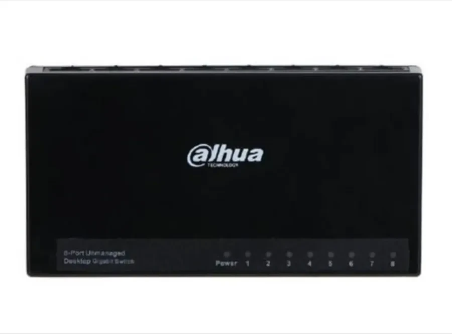 Коммутатор Dahua DH-PFS3008-8GT-L, 8 портов gigabit