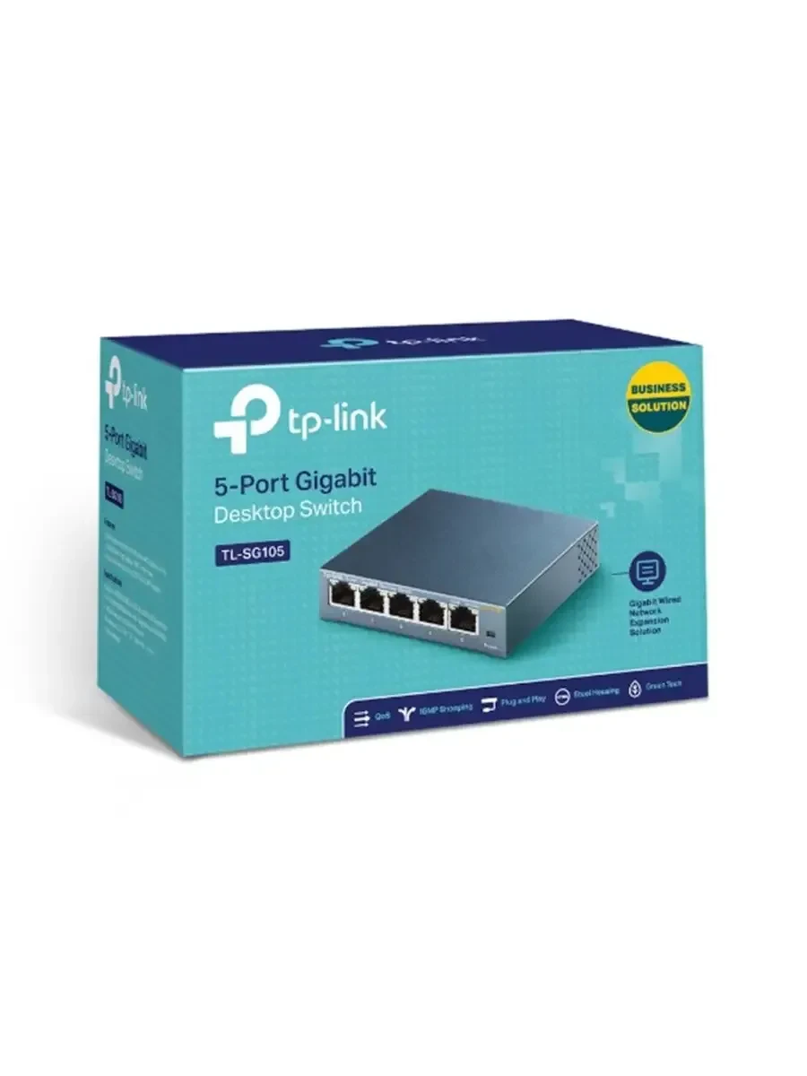 Коммутатор TP-Link TL-SG105, 5 портов 10/100/1000M — 3