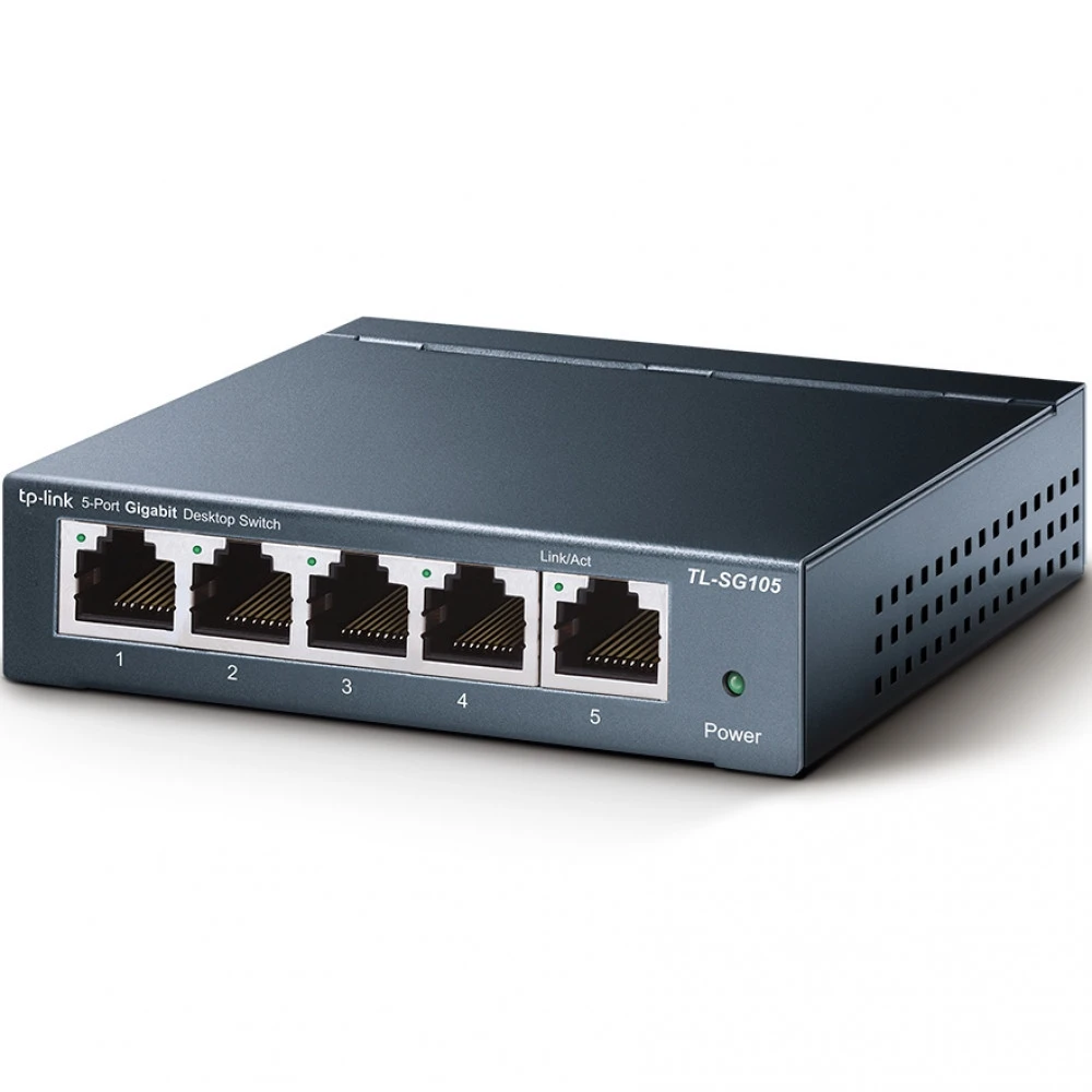Коммутатор TP-Link TL-SG105, 5 портов 10/100/1000M — 5