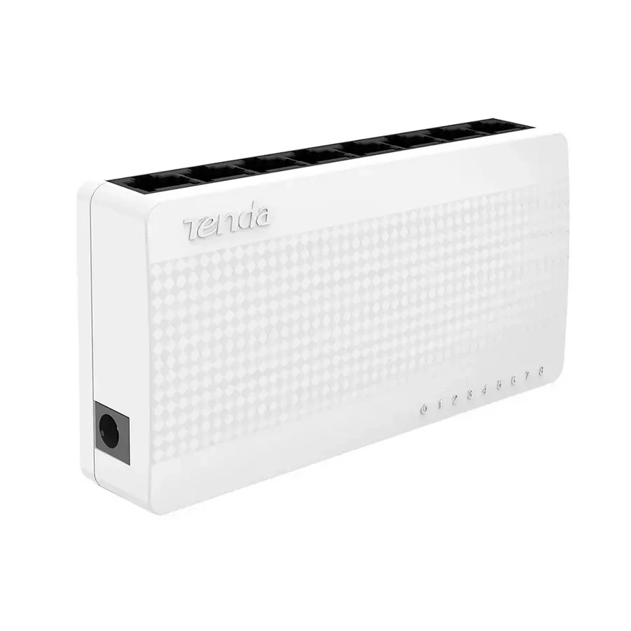 Коммутатор Tenda S108, 8 портов 10/100 Mbps, блок PS