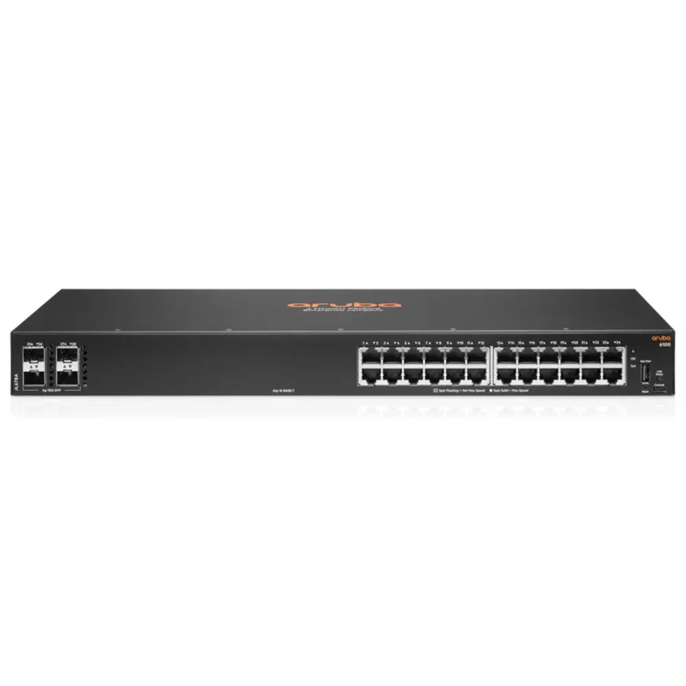 Коммутатор HP Aruba 6100 24G 4SFP+ Switch — 4