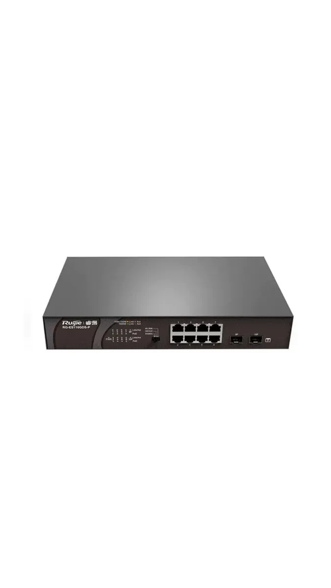Коммутатор Reyee RG-ES110GDS-P 8Gb PoE