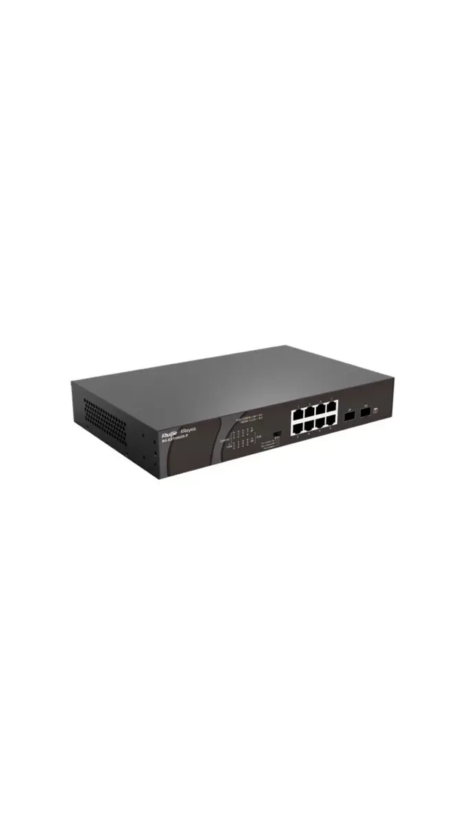 Коммутатор Reyee RG-ES110GDS-P 8Gb PoE — 2