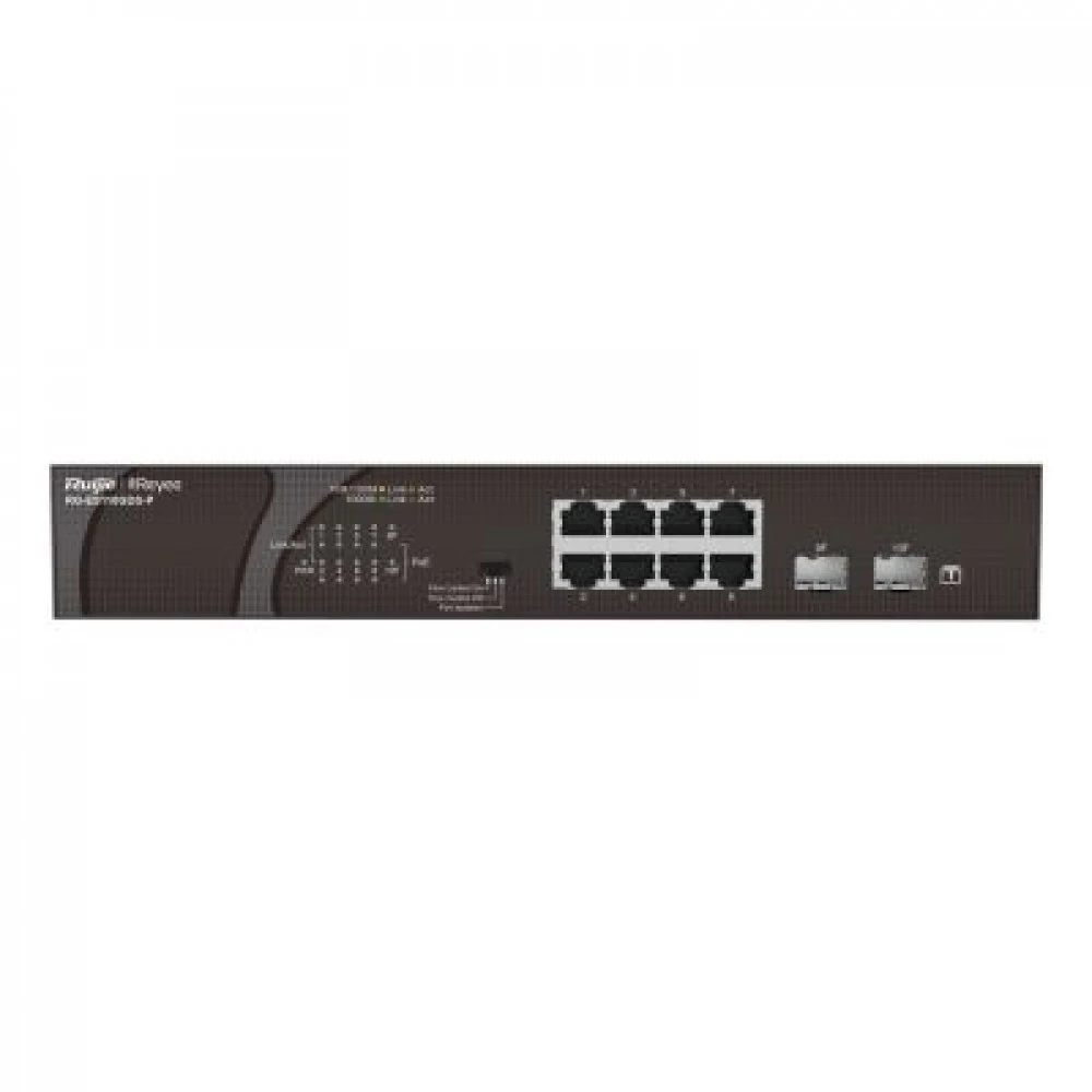 Коммутатор Reyee RG-ES110GDS-P 8Gb PoE — 5