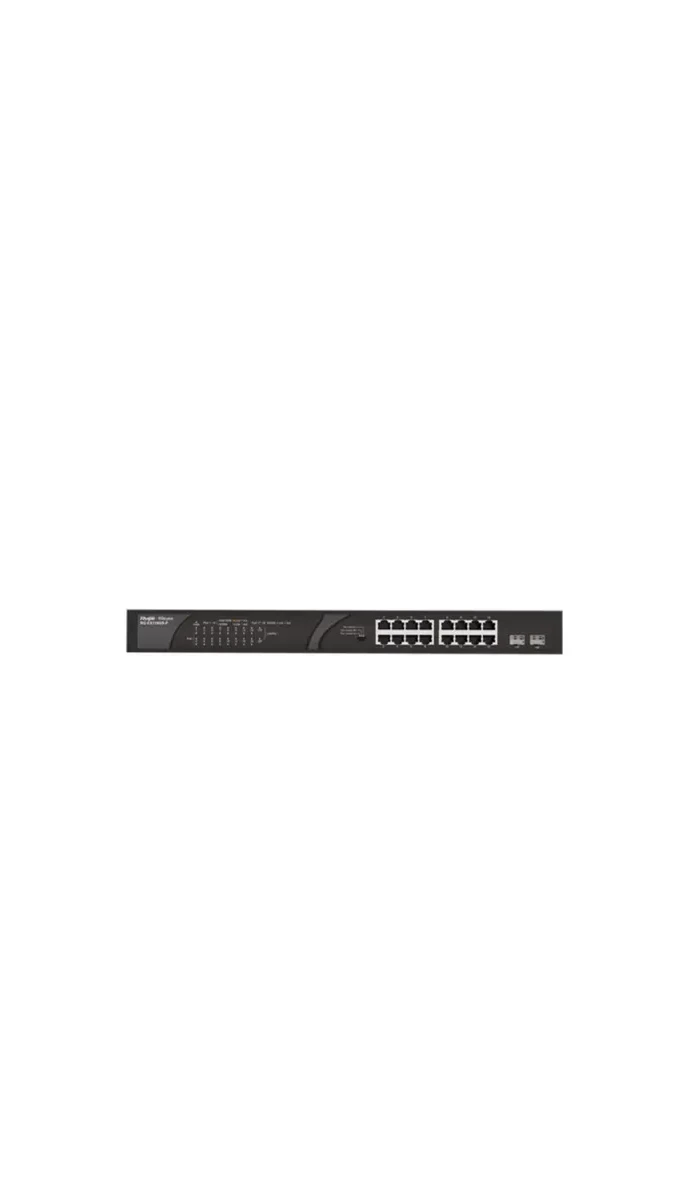 Коммутатор Reyee RG-ES118GS-P 16Gb PoE — 2