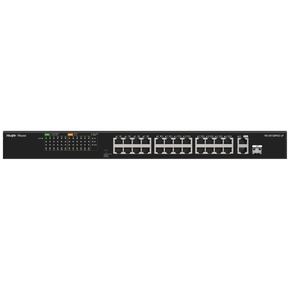 Коммутатор Reyee RG-ES126S-P V2 24x10/100 PoE — 4