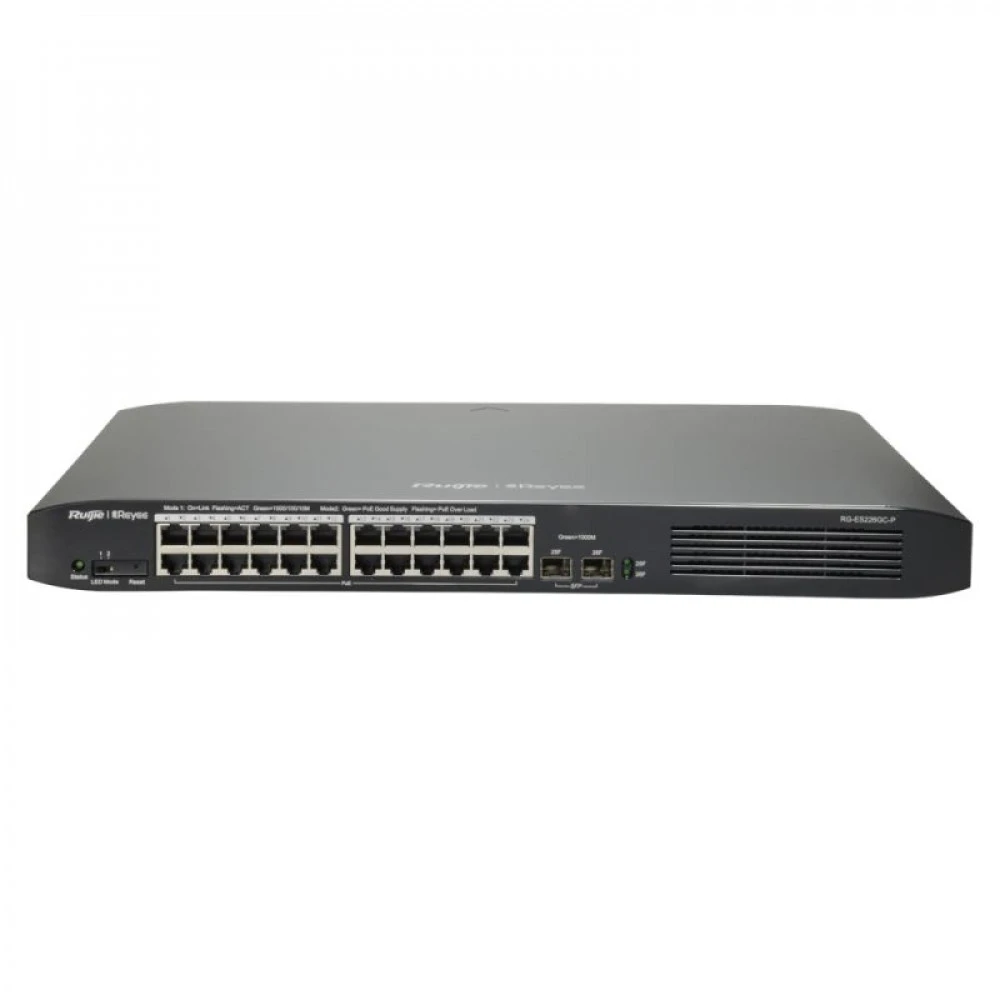 Коммутатор Reyee RG-ES226GC-P 24Gb PoE — 3