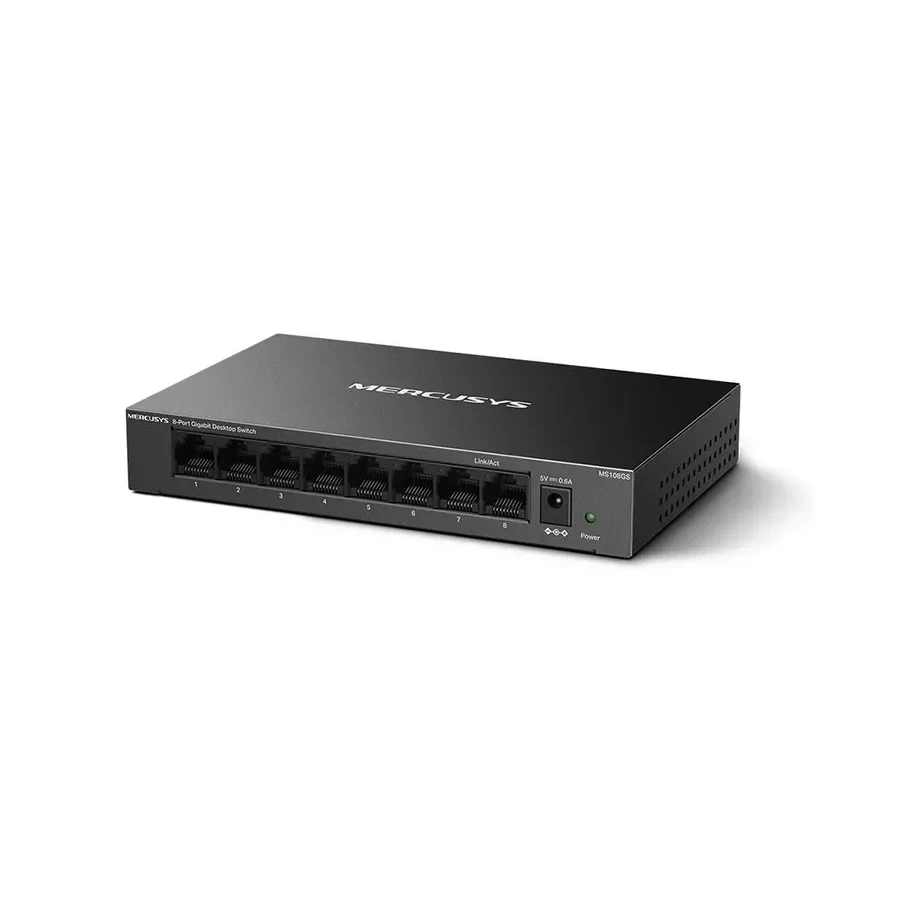 Коммутатор Mercusys MS108GS, 8 портов 10/100/1000 Мбит/с — 2