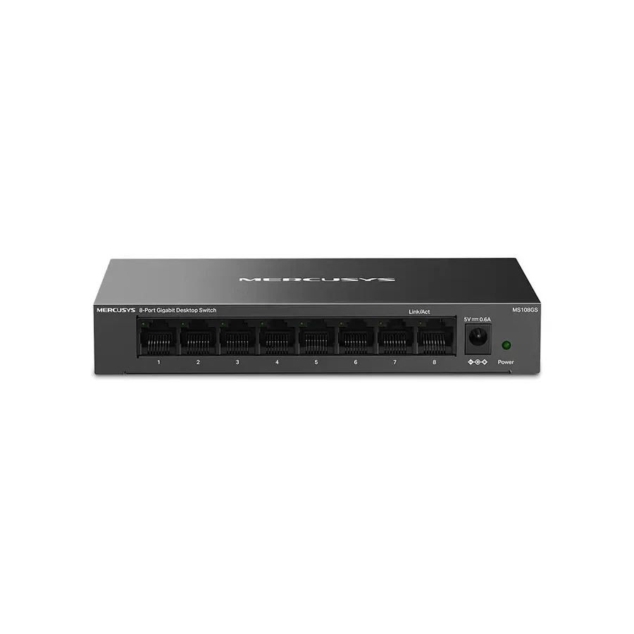 Коммутатор Mercusys MS108GS, 8 портов 10/100/1000 Мбит/с — 3