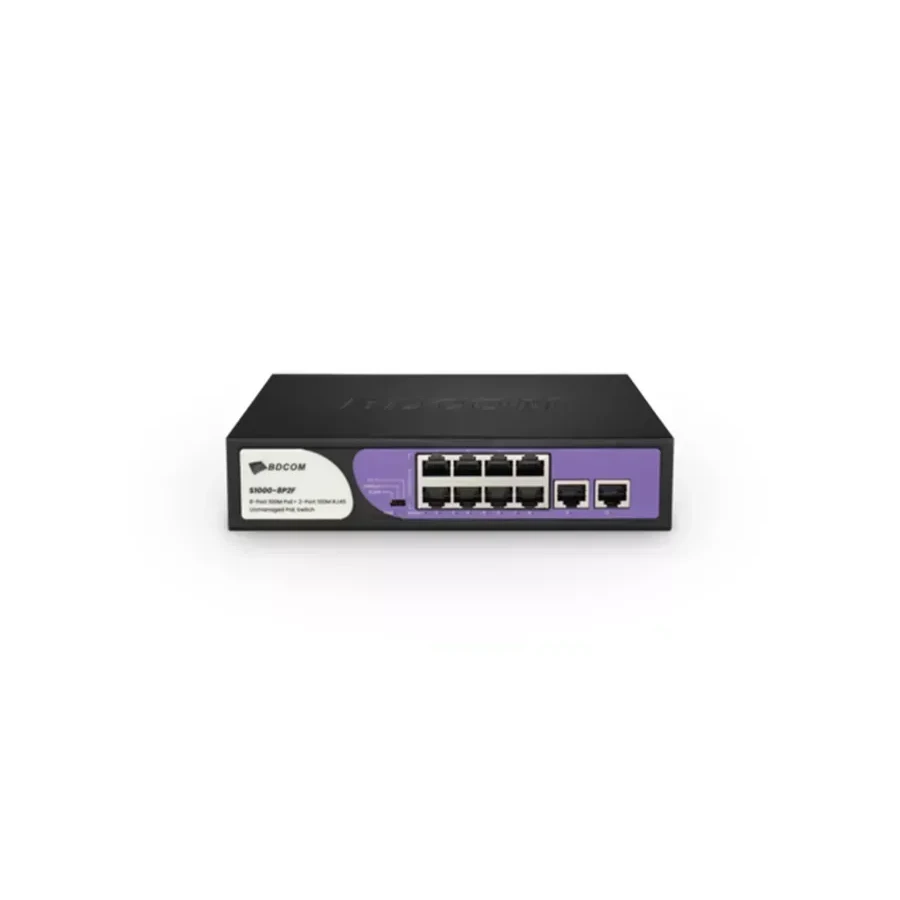 Коммутатор BDCOM S1000-4P2F, 4 x PoE+ 60W 10/100M RJ45