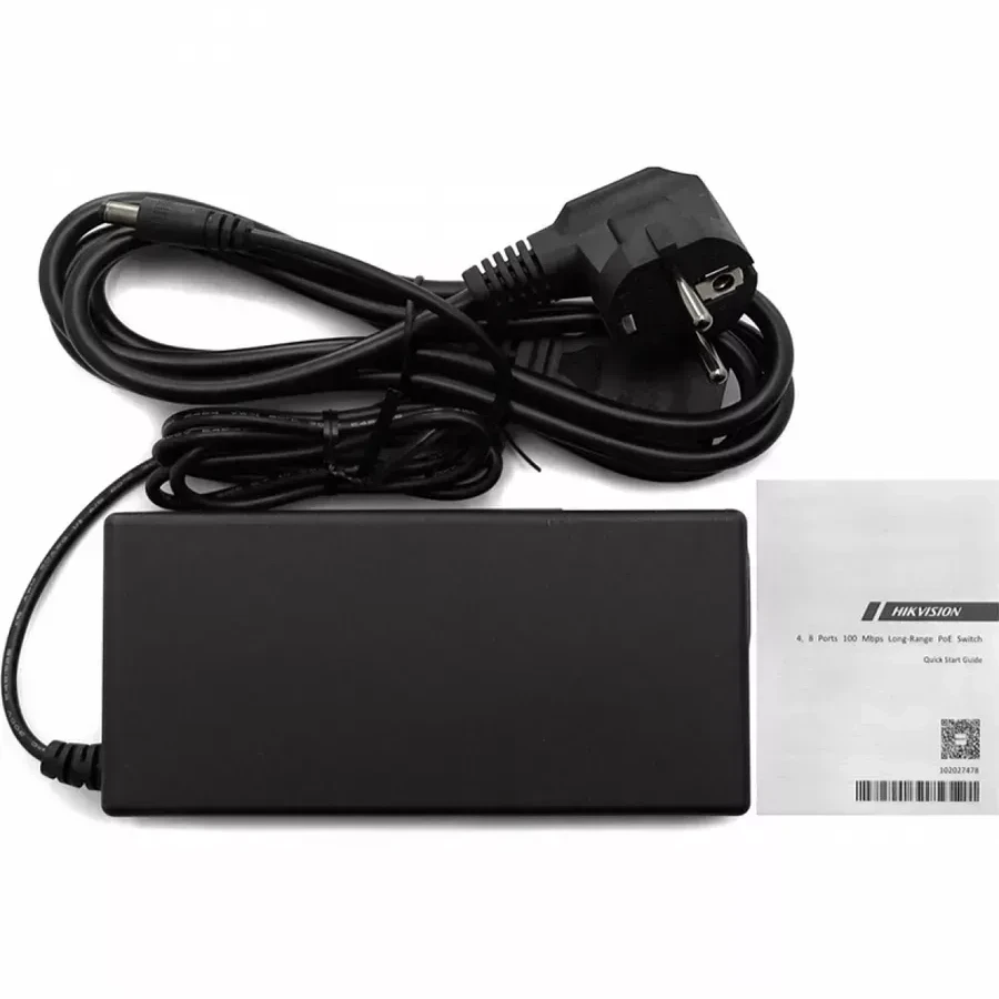 Коммутатор Hikvision DS-3E0109P-E(C), 8 портов PoE 115W — 2