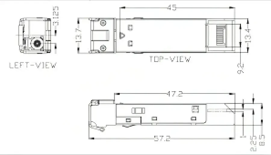 SFP модуль Hikvision HK-SFP-1.25G-20-1550, 1250Мбит/с — 3