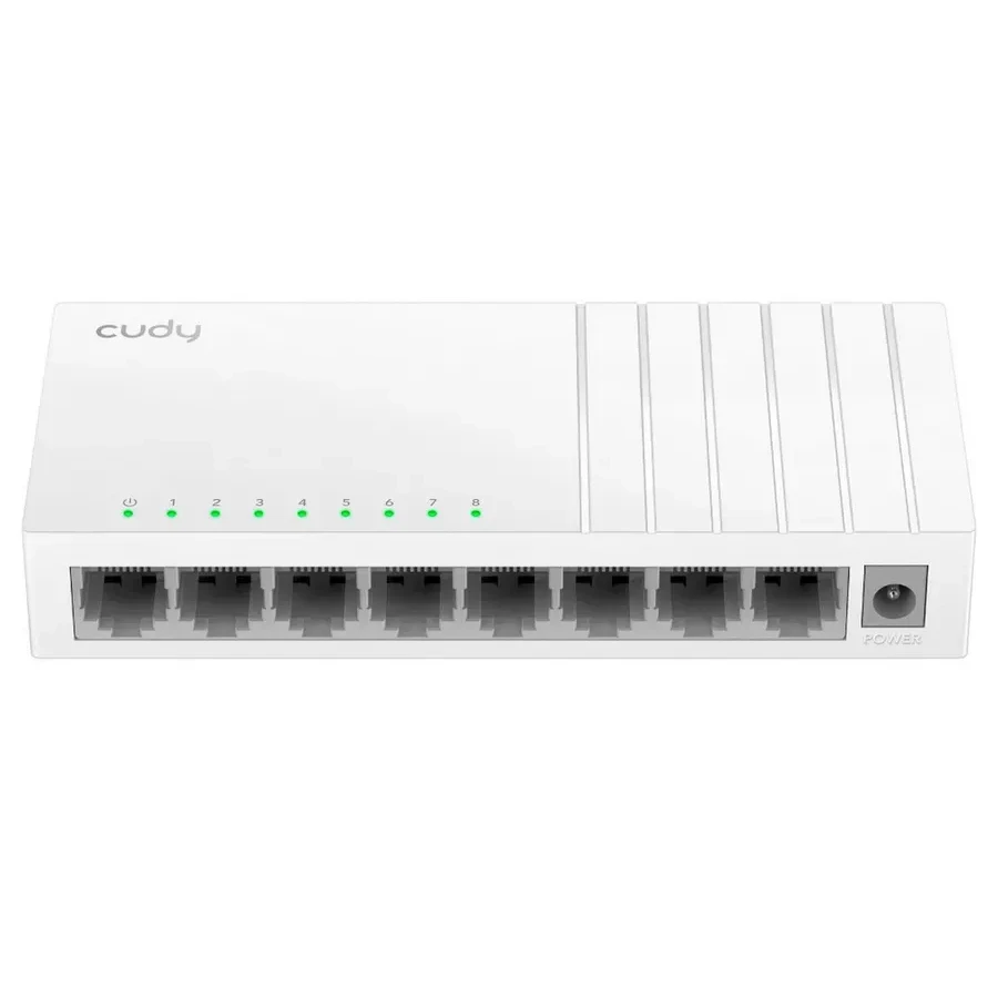 Коммутатор CUDY FS108D, 8 портов, 100 Mbps