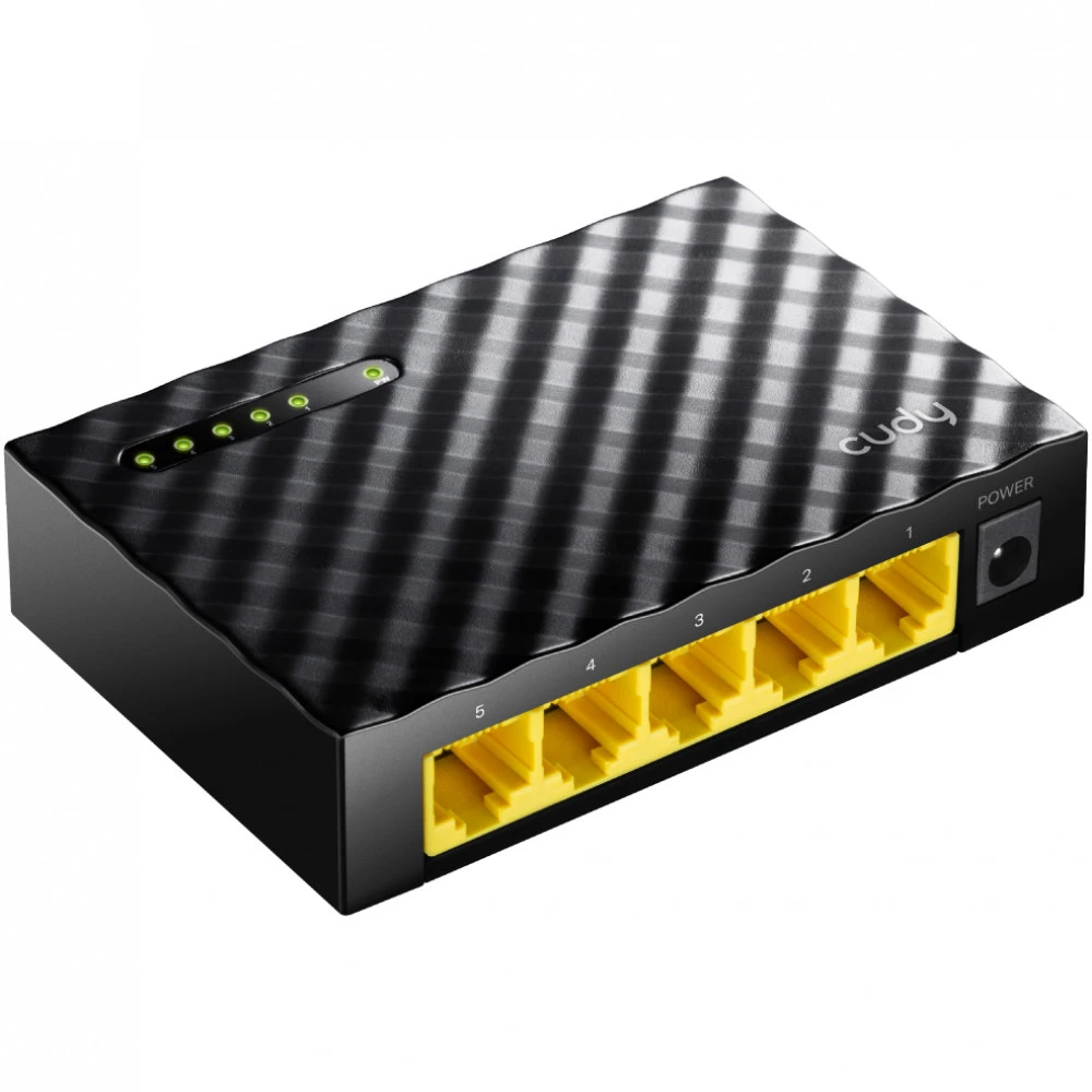 Коммутатор CUDY GS105D, 5 портов, гигабитный