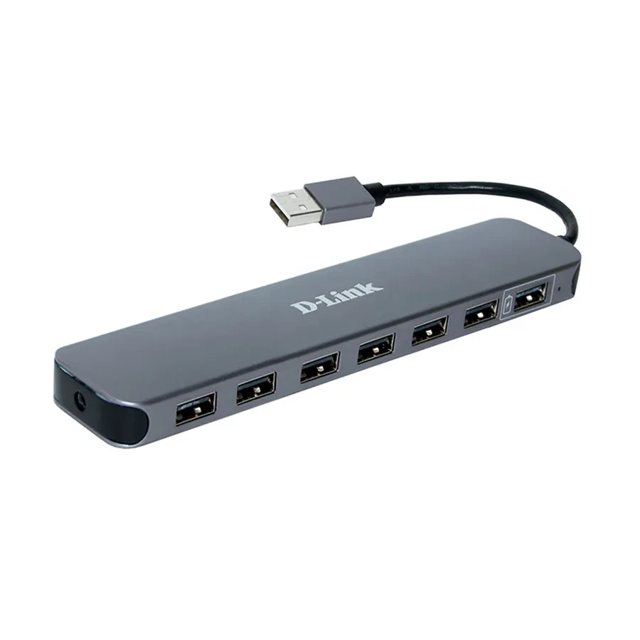 Концентратор USB D-Link DUB-H7/E1A, 7 портов USB 2.0