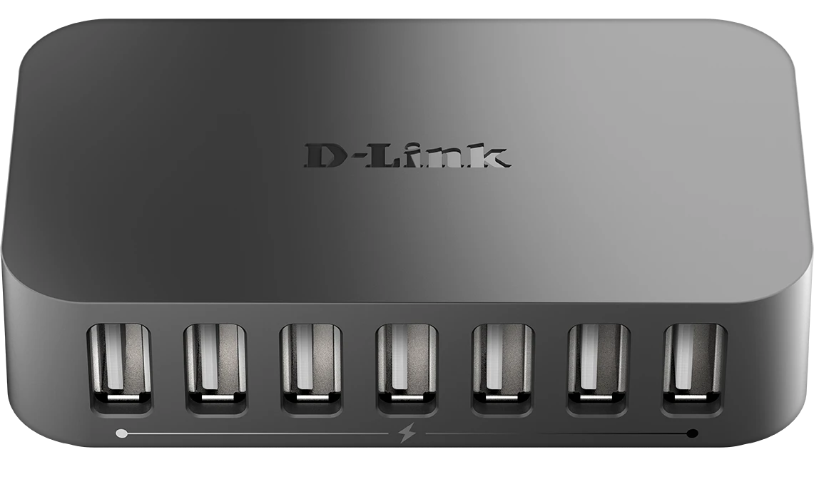 Концентратор USB D-Link DUB-H7/E1A, 7 портов USB 2.0 — 3