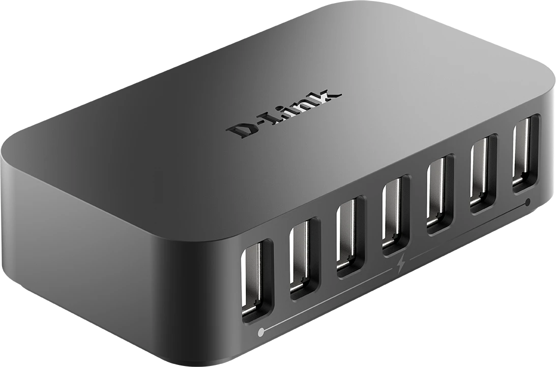 Концентратор USB D-Link DUB-H7/E1A, 7 портов USB 2.0 — 4