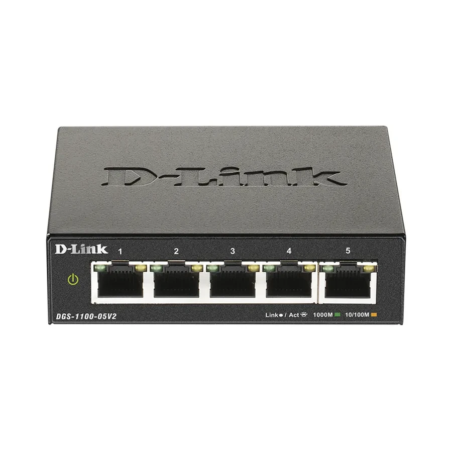 Коммутатор D-Link DGS-1100-05V2, 5 портов, L2 — 3