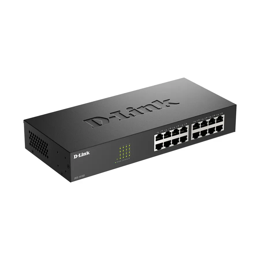 Коммутатор D-Link DES-1016D, 16 портов 100M