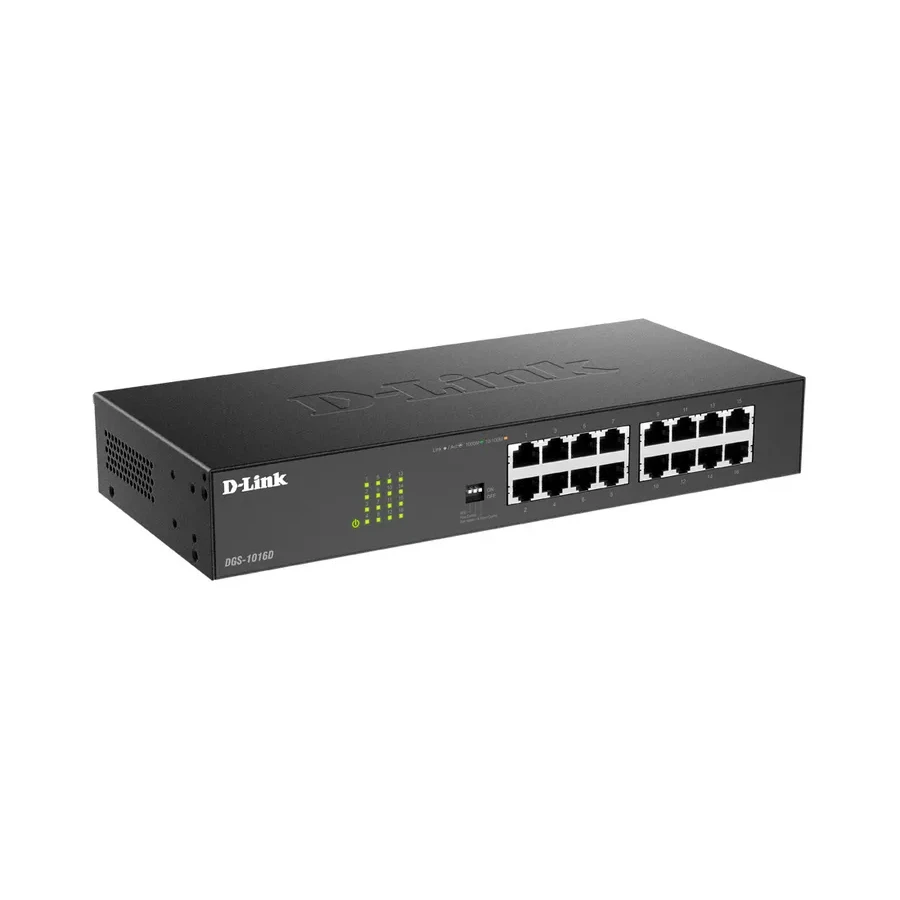 Коммутатор D-Link DGS-1016D, 16 портов 1Gbps