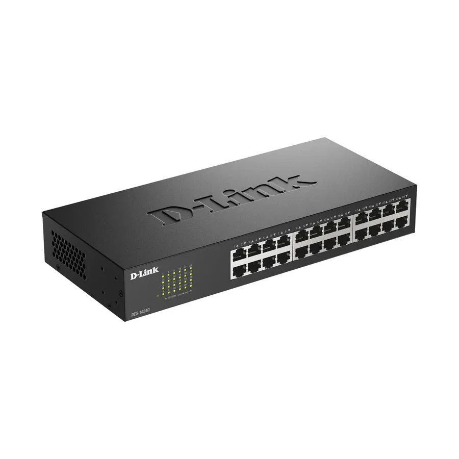Коммутатор D-Link DES-1024D, 24 портов 100M