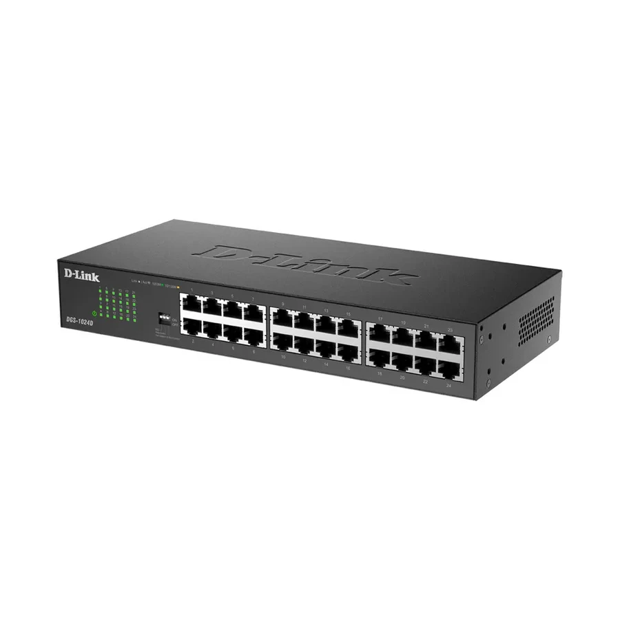 Коммутатор D-Link DGS-1024D, 24 портов 1Gbps