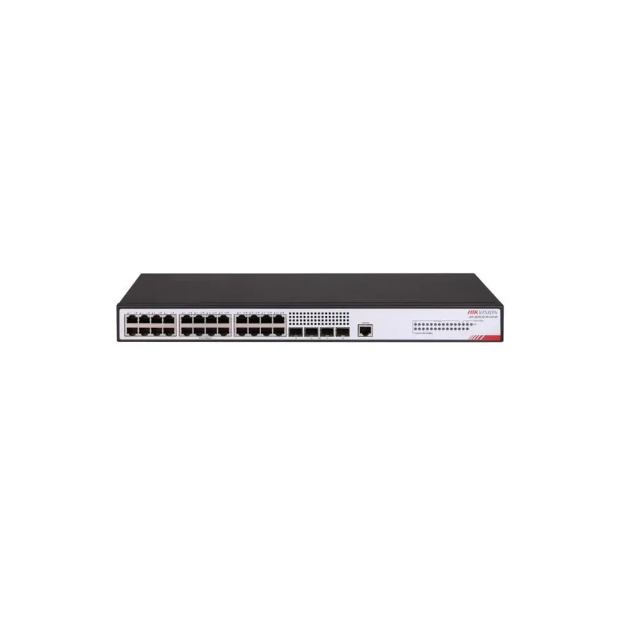 Коммутатор Hikvision DS-3E2528-HI, 24 порта+4 SFP
