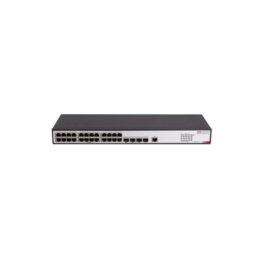 Коммутатор Hikvision DS-3E2728-HI-24T4X L2+, 24xGigabit, 4xSFP+