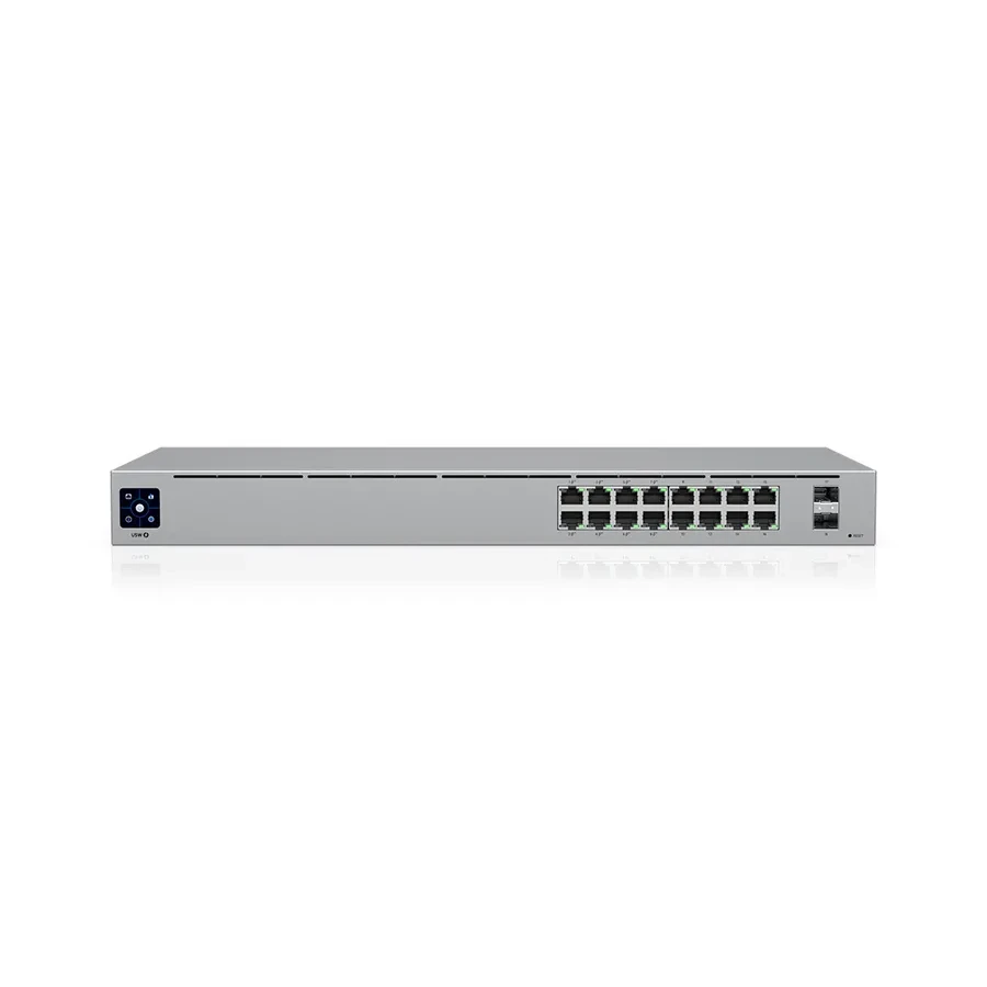 Коммутатор Ubiquiti USW-16-POE L2, 8xGigabit PoE, 8xGigabit, 2xSFP — 3