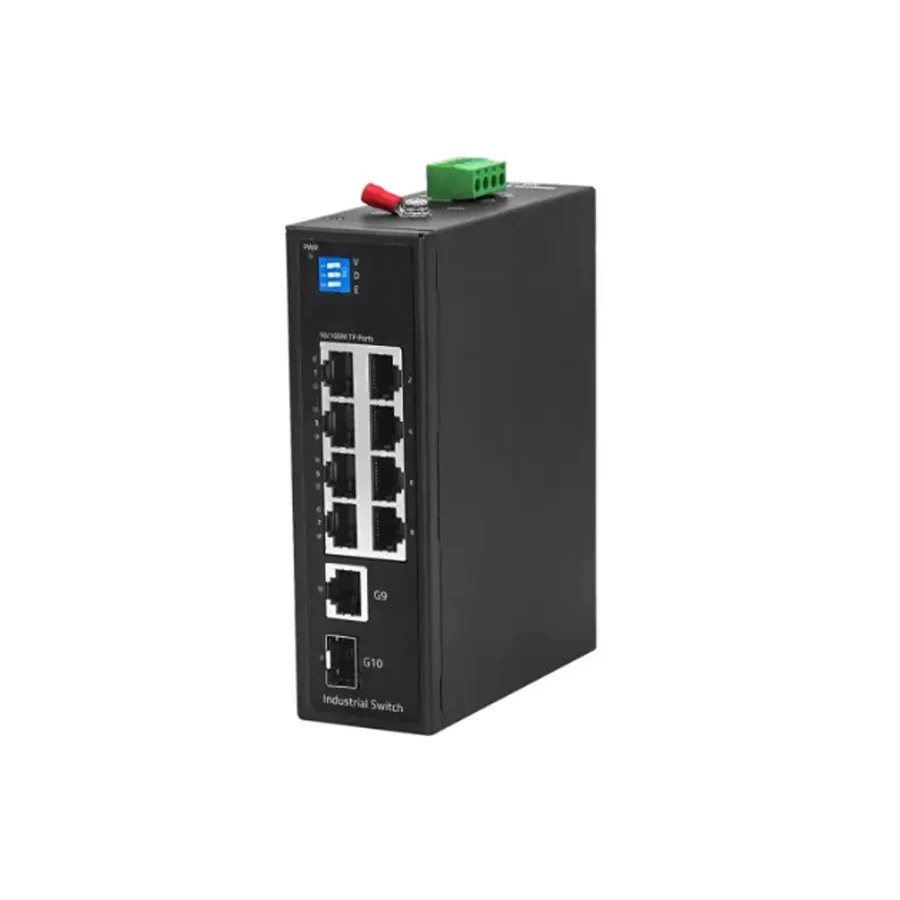 Коммутатор BDCOM IES200-LSTW1108 неуправляемый, 8x100M, 1xSFP