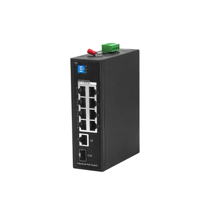Коммутатор BDCOM IES200-LSTW1108P, 8x100M PoE, 1xSFP, 1xGigabit
