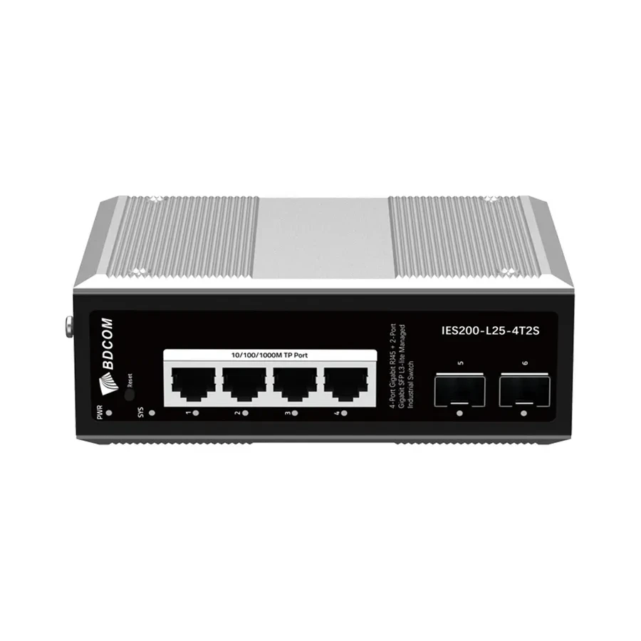 Коммутатор BDCOM IES200-L25-4T2S L3-lite, 4xGigabit, 2xSFP, DIN-rail — 2