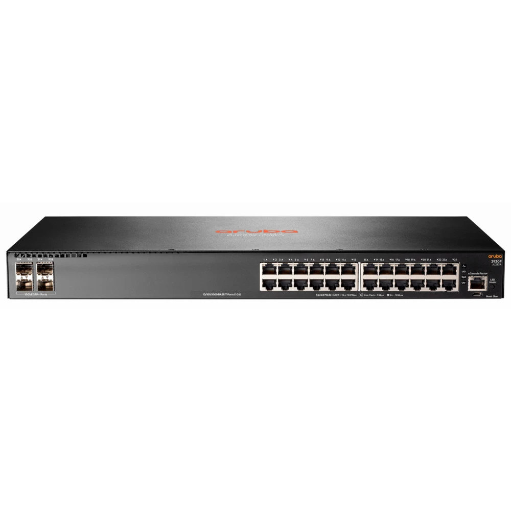 Коммутатор HP Enterprise Aruba 2930F 24G, 4SFP+ — 3
