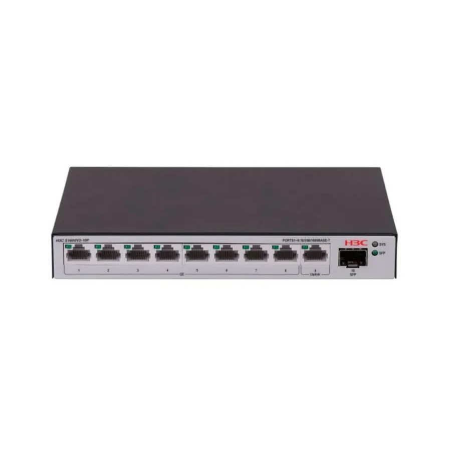 Коммутатор H3C LS-1600V2-10P-GL, управляемый L2