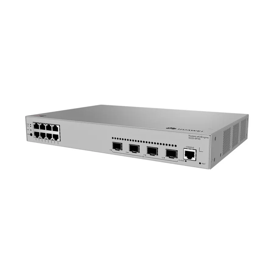 Коммутатор Huawei S220-8P4S, PoE, 125W