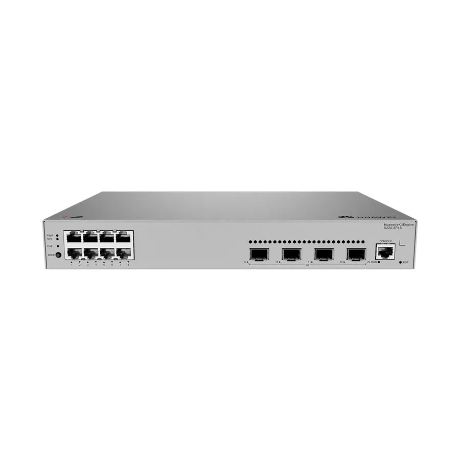 Коммутатор Huawei S220-8P4S, PoE, 125W — 2