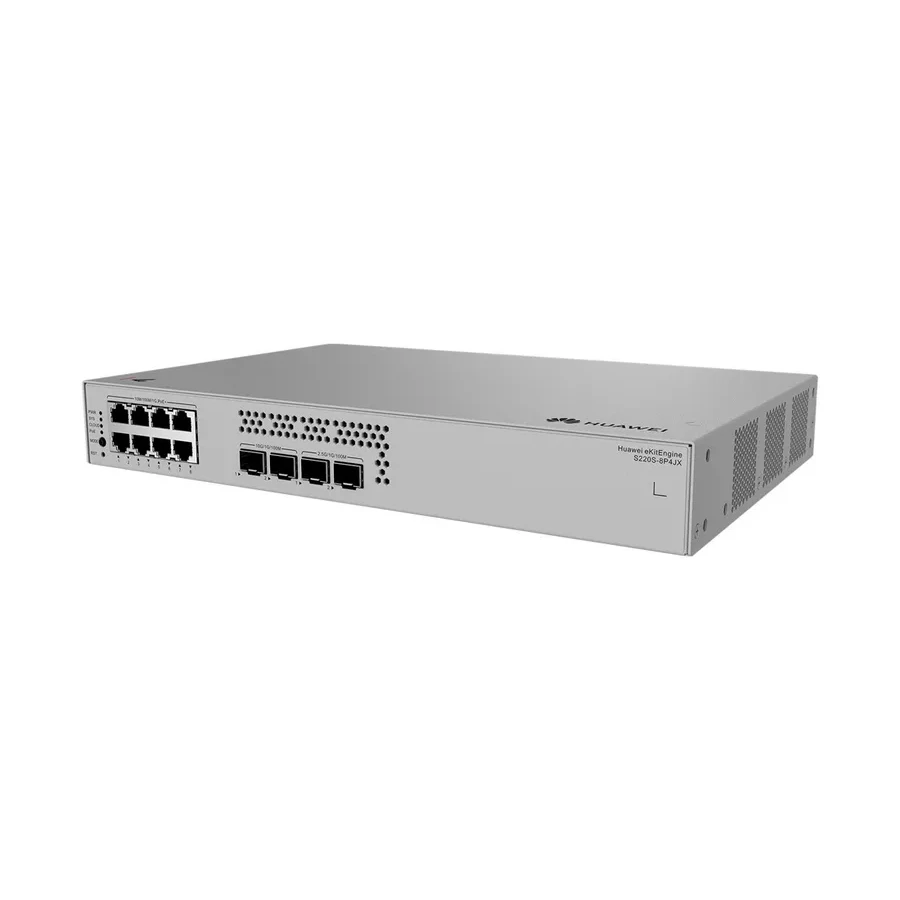 Коммутатор Huawei S220S-8P4JX, PoE, 128W