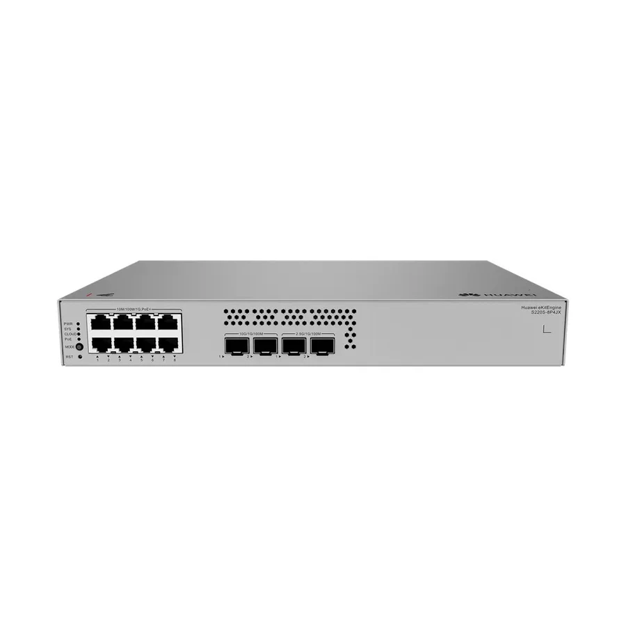 Коммутатор Huawei S220S-8P4JX, PoE, 128W — 2
